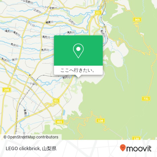 LEGO clickbrick地図
