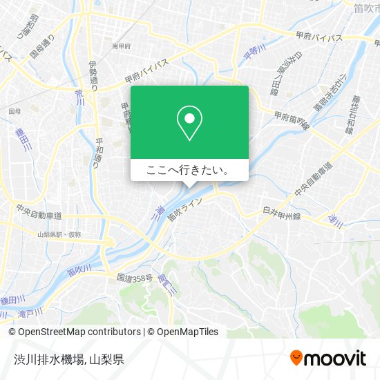 渋川排水機場地図