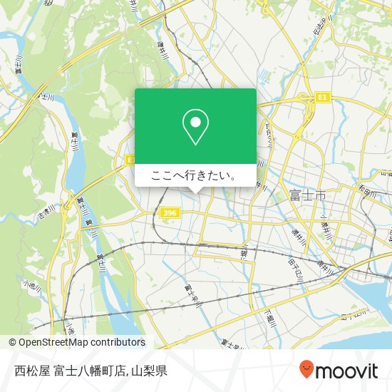 西松屋 富士八幡町店地図