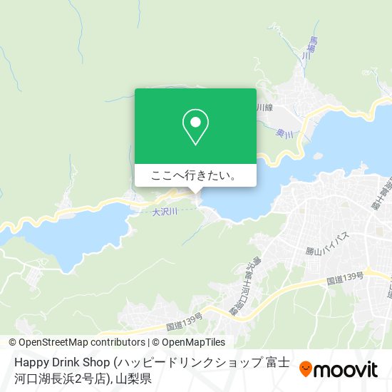 Happy Drink Shop (ハッピードリンクショップ 富士河口湖長浜2号店)地図