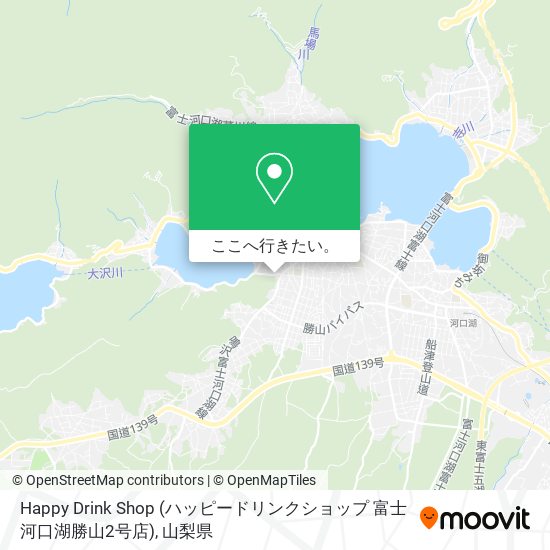 Happy Drink Shop (ハッピードリンクショップ 富士河口湖勝山2号店)地図