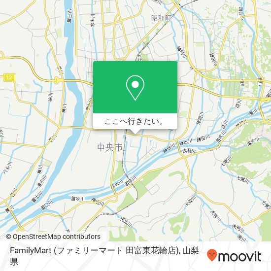 FamilyMart (ファミリーマート 田富東花輪店)地図