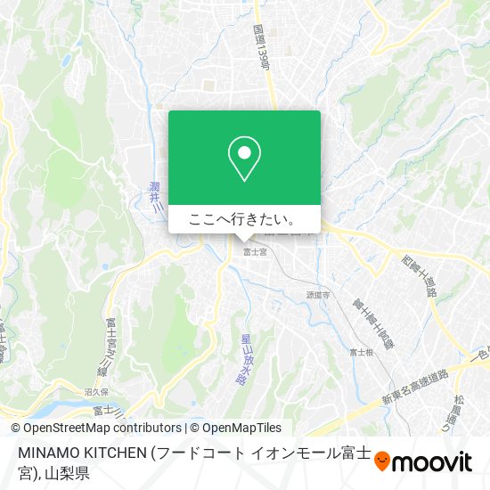 MINAMO KITCHEN (フードコート イオンモール富士宮)地図