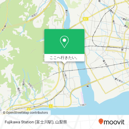 Fujikawa Station (富士川駅)地図