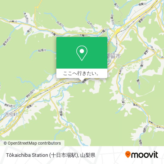 Tōkaichiba Station (十日市場駅)地図