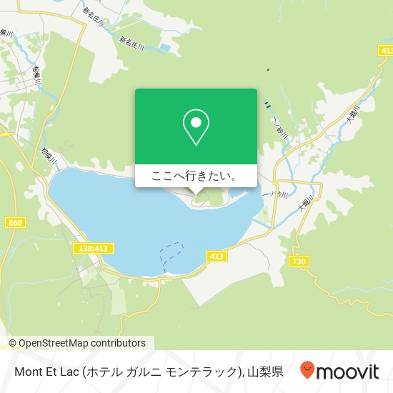 Mont Et Lac (ホテル ガルニ モンテラック)地図
