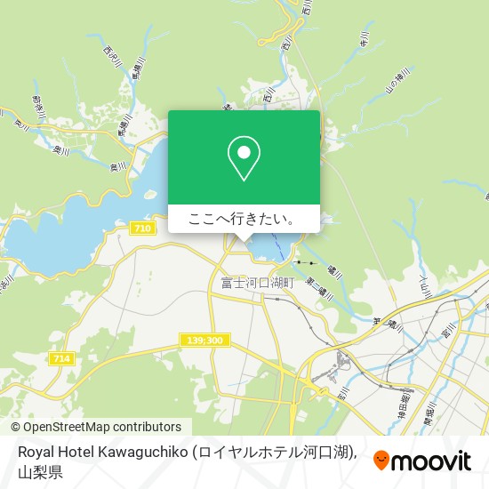 Royal Hotel Kawaguchiko (ロイヤルホテル河口湖)地図