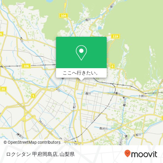 ロクシタン 甲府岡島店地図