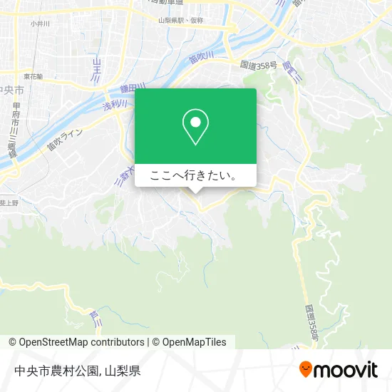 中央市農村公園地図