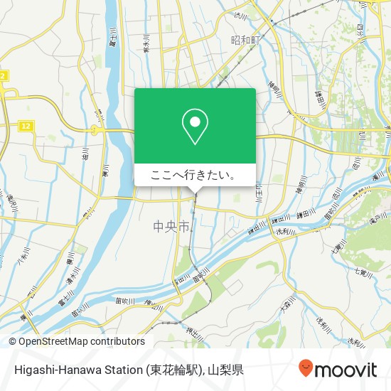 Higashi-Hanawa Station (東花輪駅)地図