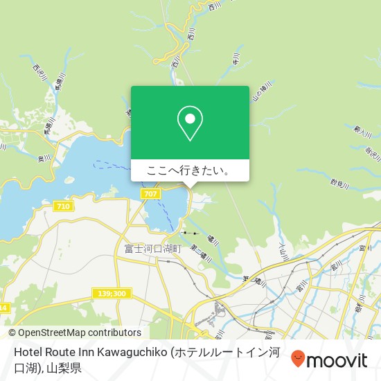 Hotel Route Inn Kawaguchiko (ホテルルートイン河口湖)地図