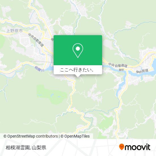 相模湖霊園地図