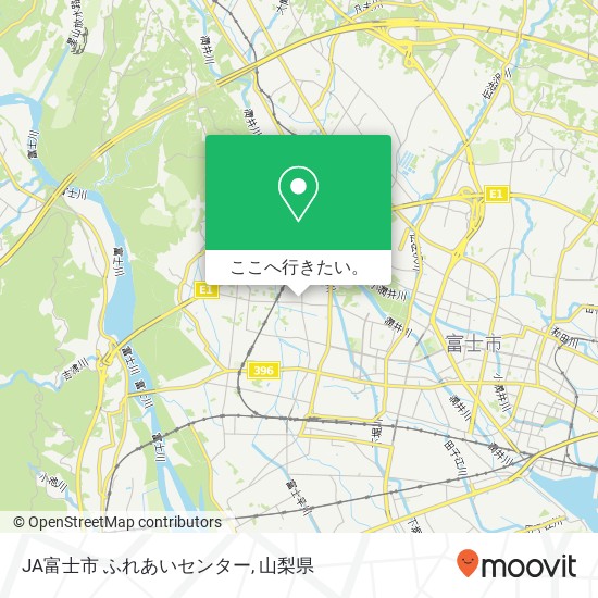 JA富士市 ふれあいセンター地図