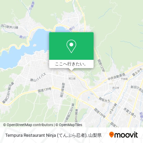 Tempura Restaurant Ninja (てんぷら忍者)地図