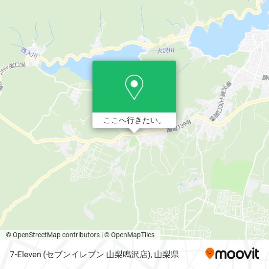 7-Eleven (セブンイレブン 山梨鳴沢店)地図