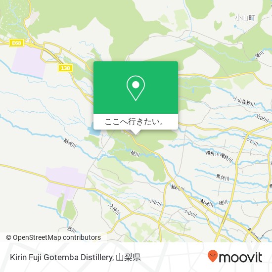 Kirin Fuji Gotemba Distillery地図