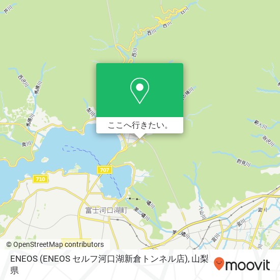 ENEOS (ENEOS セルフ河口湖新倉トンネル店)地図