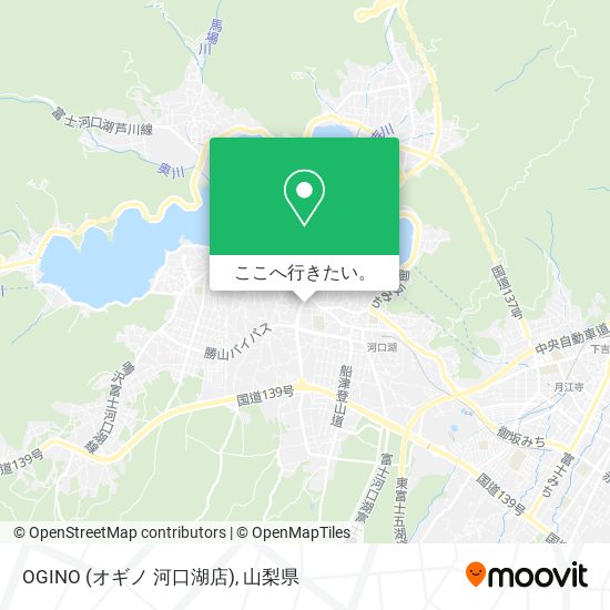 OGINO (オギノ 河口湖店)地図