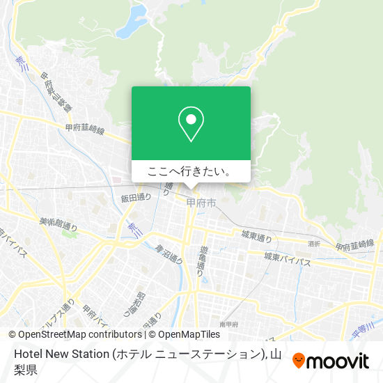 Hotel New Station (ホテル ニューステーション)地図