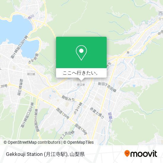 Gekkouji Station (月江寺駅)地図