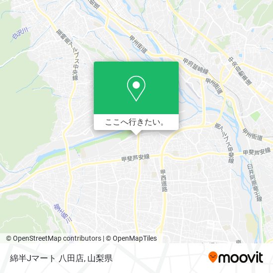 綿半Jマート 八田店地図