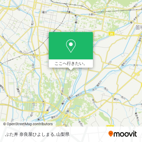ぶた丼 奈良屋ひよしまる地図