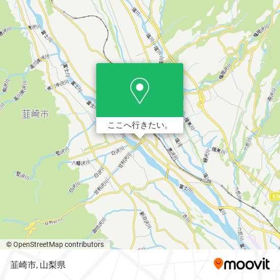 韮崎市地図