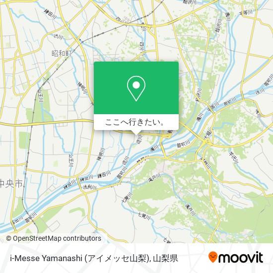 i-Messe Yamanashi (アイメッセ山梨)地図