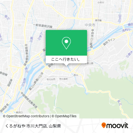 くろがねや 市川大門店地図