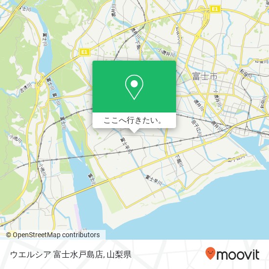 ウエルシア 富士水戸島店地図