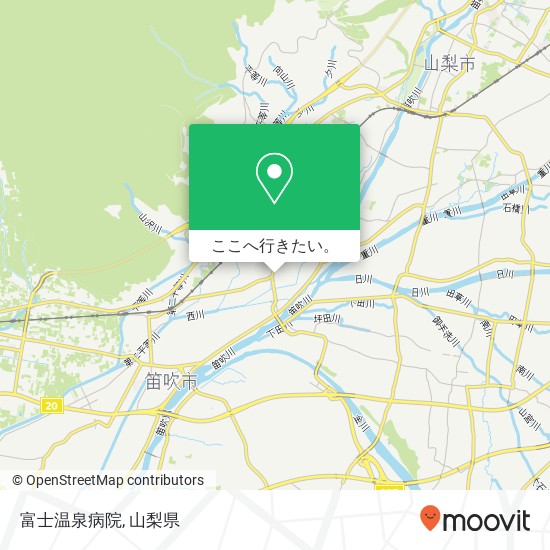 富士温泉病院地図
