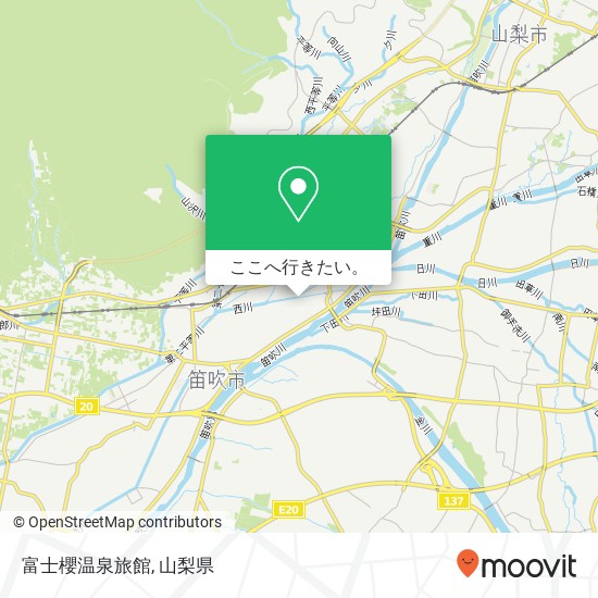 富士櫻温泉旅館地図