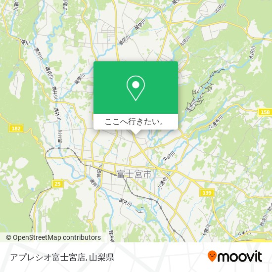アプレシオ富士宮店地図