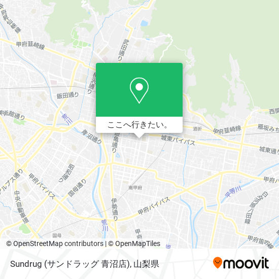 Sundrug (サンドラッグ 青沼店)地図