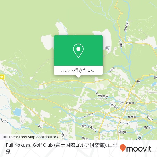 Fuji Kokusai Golf Club (富士国際ゴルフ倶楽部)地図