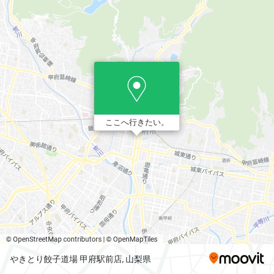 やきとり餃子道場 甲府駅前店地図