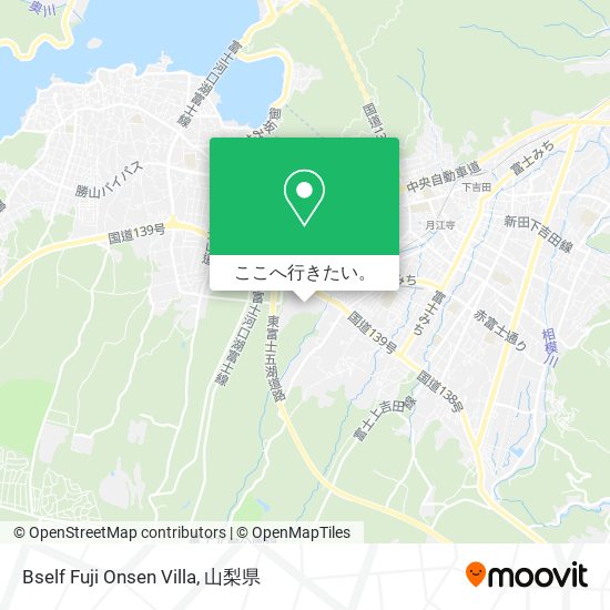 Bself Fuji Onsen Villa地図