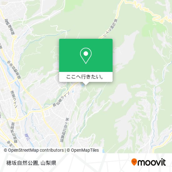 穂坂自然公園地図