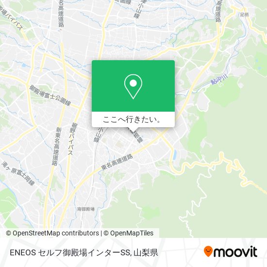 ENEOS セルフ御殿場インターSS地図