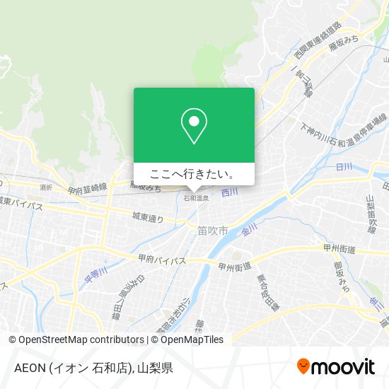 AEON (イオン 石和店)地図