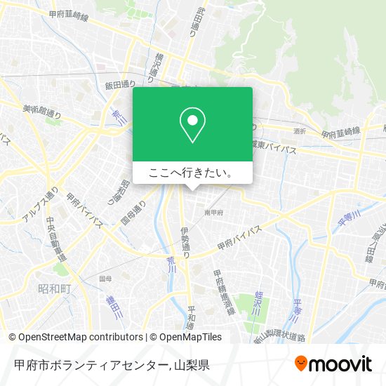 甲府市ボランティアセンター地図
