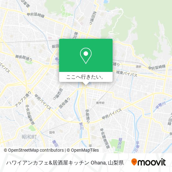 ハワイアンカフェ&居酒屋キッチン Ohana地図