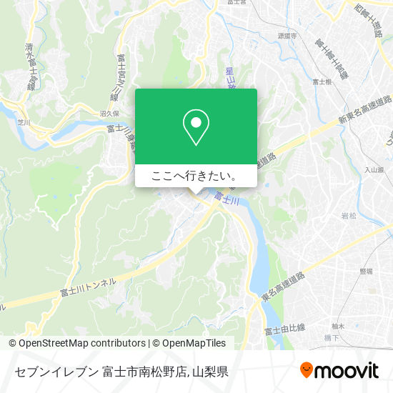 セブンイレブン 富士市南松野店地図