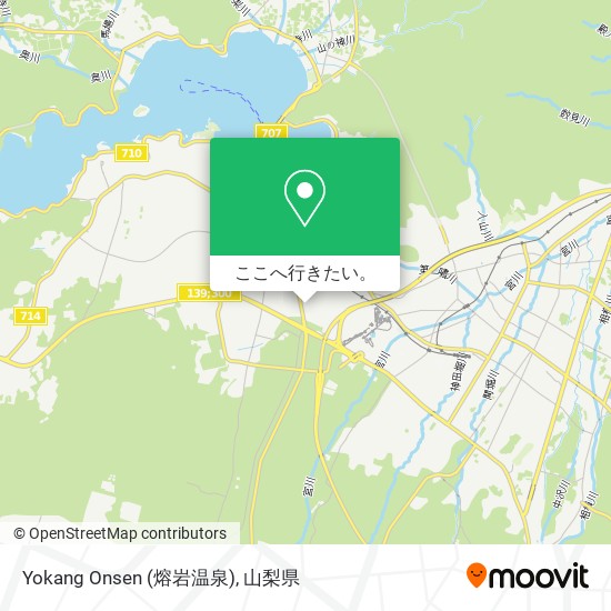 Yokang Onsen (熔岩温泉)地図