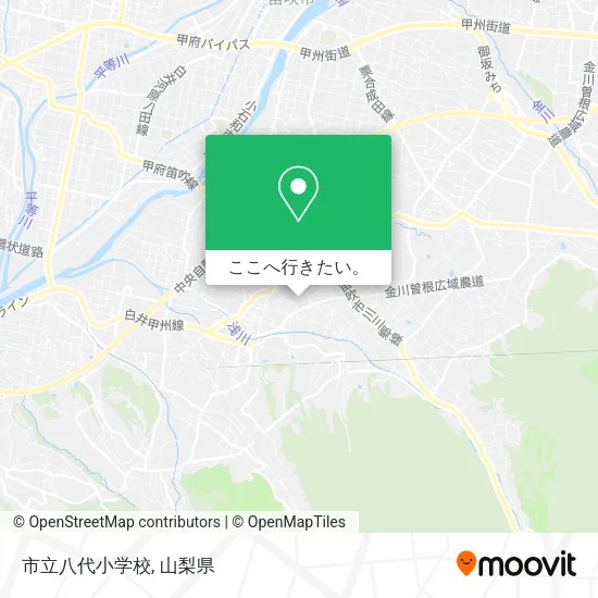 市立八代小学校地図