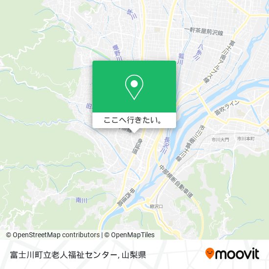 富士川町立老人福祉センター地図