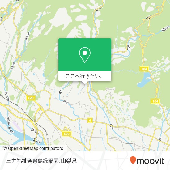 三井福祉会敷島緑陽園地図