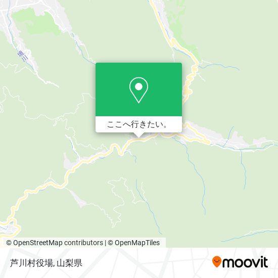芦川村役場地図