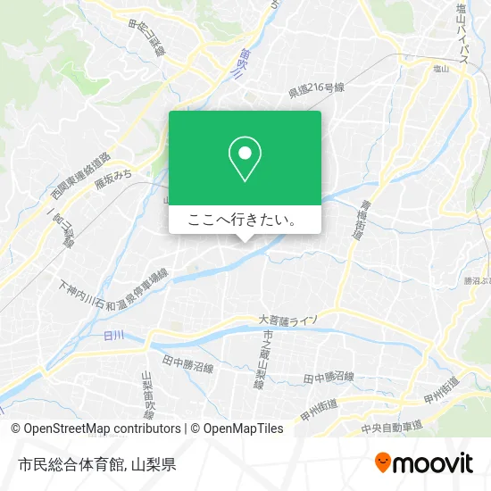 市民総合体育館地図