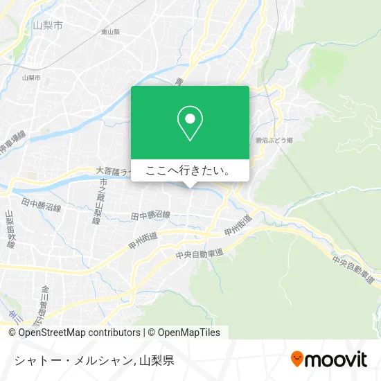 シャトー・メルシャン地図